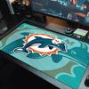 Miami Dolphins Logos Color Mouse Pad Large Gaming Table Cushion Non-slip Laptop Tablet Big Mousepad XXL Mat Mini PC Playmat With Lock edge