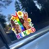 JT25# Hand Talking LGBTQ+ Gay Les Pride ASL Stickers Decals Waterproof Decoration Car Stickers