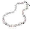 Bold Metal Fish Scale Necklace with European and American Flair