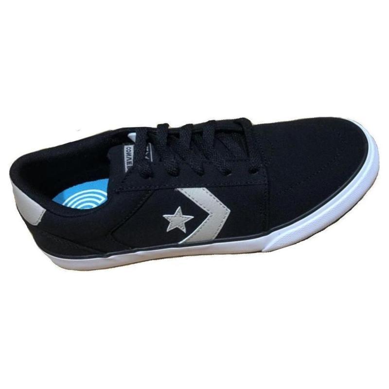 Converse Lightweight and Comfortable Shock-absorbing and Wear-resistant Low-top Board Shoes Women's Black