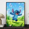 Disney Stitch bubble art painting kit 5D handmade diy diamond painting, home wall decoration