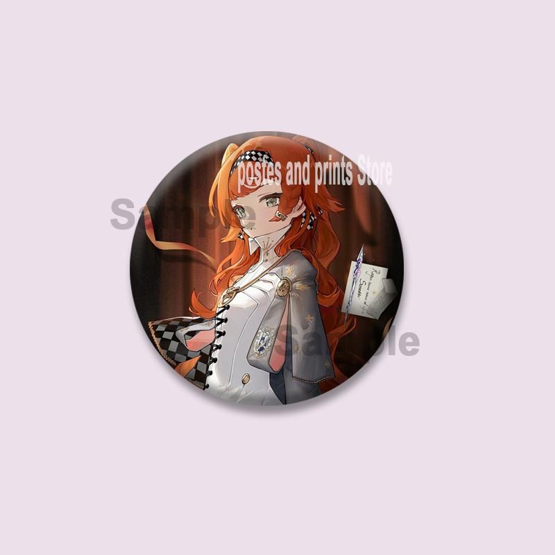 Anime Game Reverse 1999 Circular Brooches Cartoon Character Enamel Pins Backpack Clothing Hat Jewelry Badge Accessory XMAS Gifts