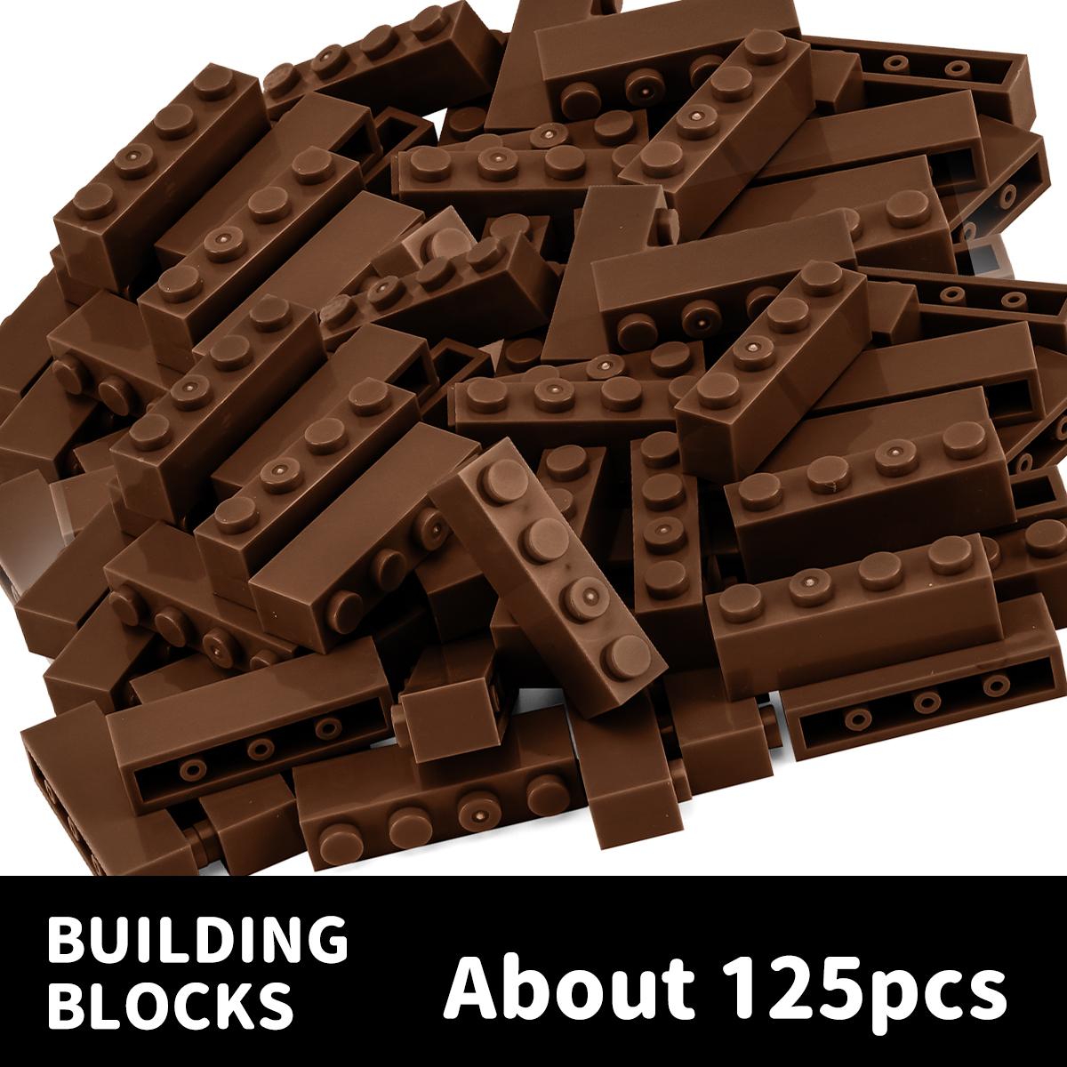

200g1x4 DlY Constructing Pieces Thick FiguresBricks Dots Educational Tool Creative Design SizeCompatible Equipped With Durable Plastic Toysets 200g1x4 high brick