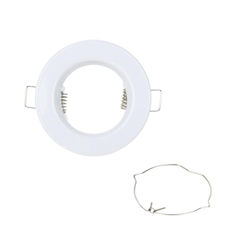 

Metal Round Recessed Downlight Fitting Ceiling Spot Lights Frame Suit Lamp Socket Holder A2