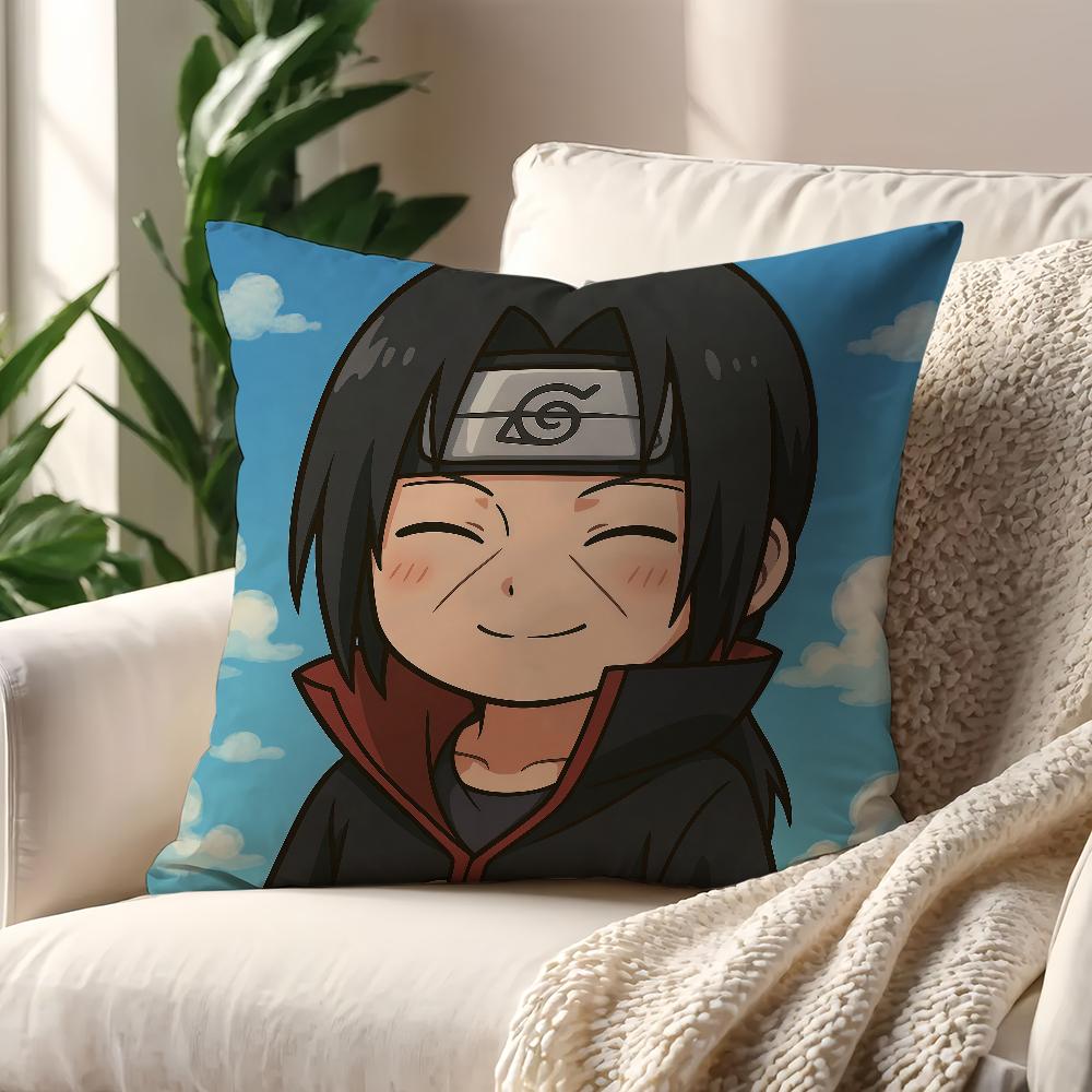 Anime NNarutoO Chibi cushion cover For Pillow Printing Sofa Decoration Home Car Room Coffee Shop Office Nordic Simplicity