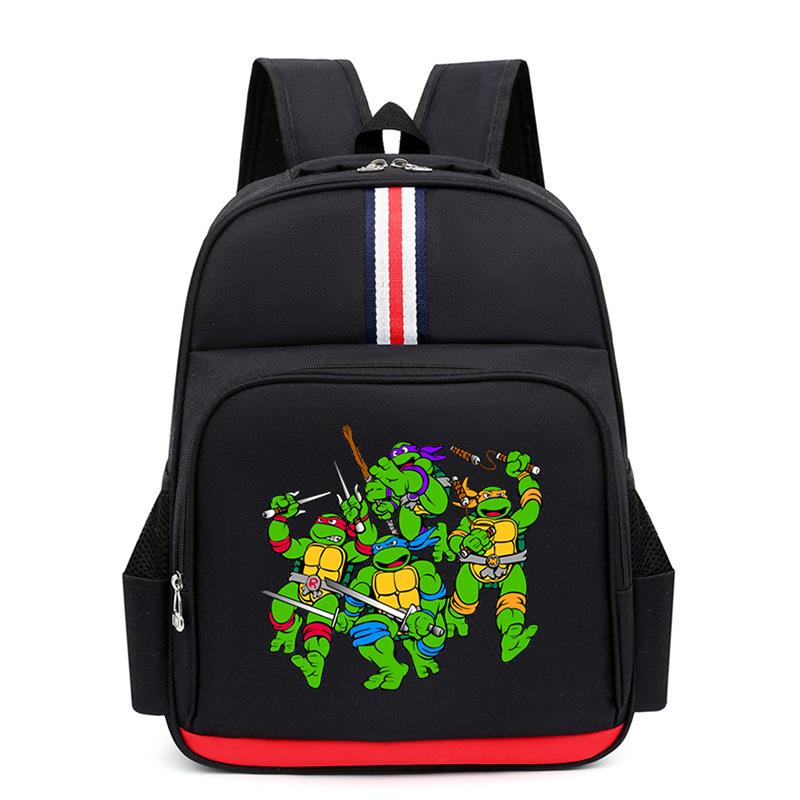Hot Sale Teenage Mutant Ninja Turtles Cartoon Printed Backpack Elementary and Secondary School Students Outdoor Leisure Large Capacity