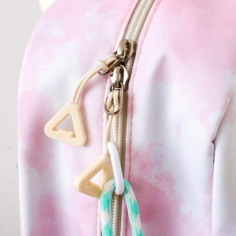 Dreiteiliges Rucksack-Set Nylon Grundschüler Tie-Dye Schultasche Damen Rucksack mit großem Fassungsvermögen mit Lunchtasche