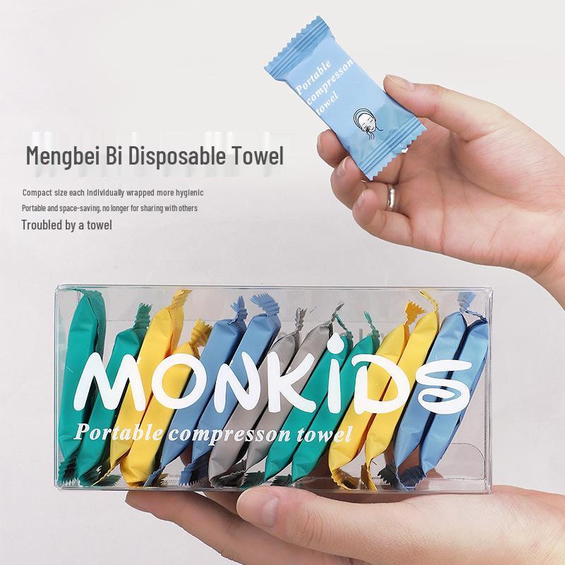 Extra Large Compressed Disposable Towels - Portable and Thick Travel Washcloth Set for Hotels