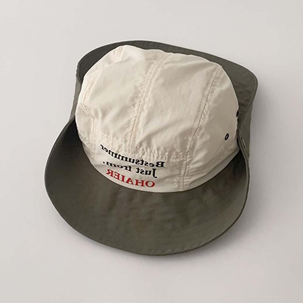 Korean Style Summer Kid Sun Hat Comfortable Quick-dry Fisherman Hat Candy Color Bucket Cap  Boys