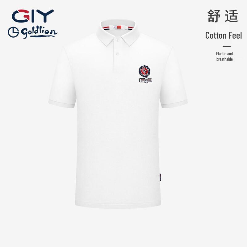 Goldlion GY Men's Casual Short-Sleeve Polo Shirt