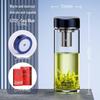 WANXIANG Thickened High Borosilicate Glass Tea Infuser Bottle