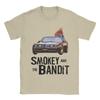 Smokey and the Bandit T Shirts for Men 100 Cotton Awesome TShirts Crew Neck Tee Shirt Short Sleeve Clothes Plus Size