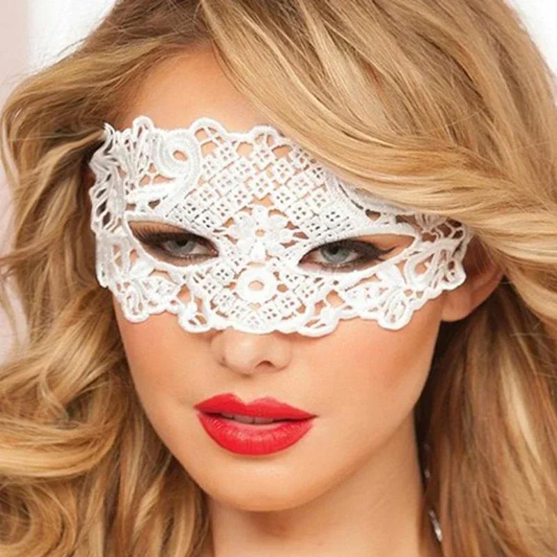 Sexy Lace Mask Women Eye Masquerade Halloween Party Masks Masked Ball Cosplay Masque Venetian Costumes Carnival Half Face Mask