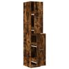 VidaXL Armoire d'apothicaire chêne fumé 30x41x174,5 cm bois ingénierie, coffre d'apothicaire, meuble d'apothicaire, coffre à 3309631