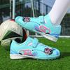 2025 New Children's Football Shoes Students Boys and Girls TF Broken Nails Velcro Women's Training Sneakers
