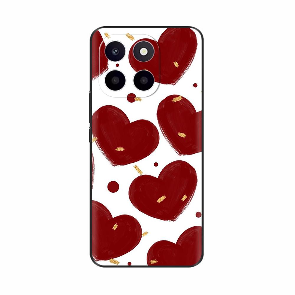 Pro Honor X6C 4G Pouzdro Měkký Tekutý Silikon Ochrana Fotoaparátu Zadní Kryt Telefonu Pro Honor X6c Pouzdra honorX6C X6 C Kryt Nárazník