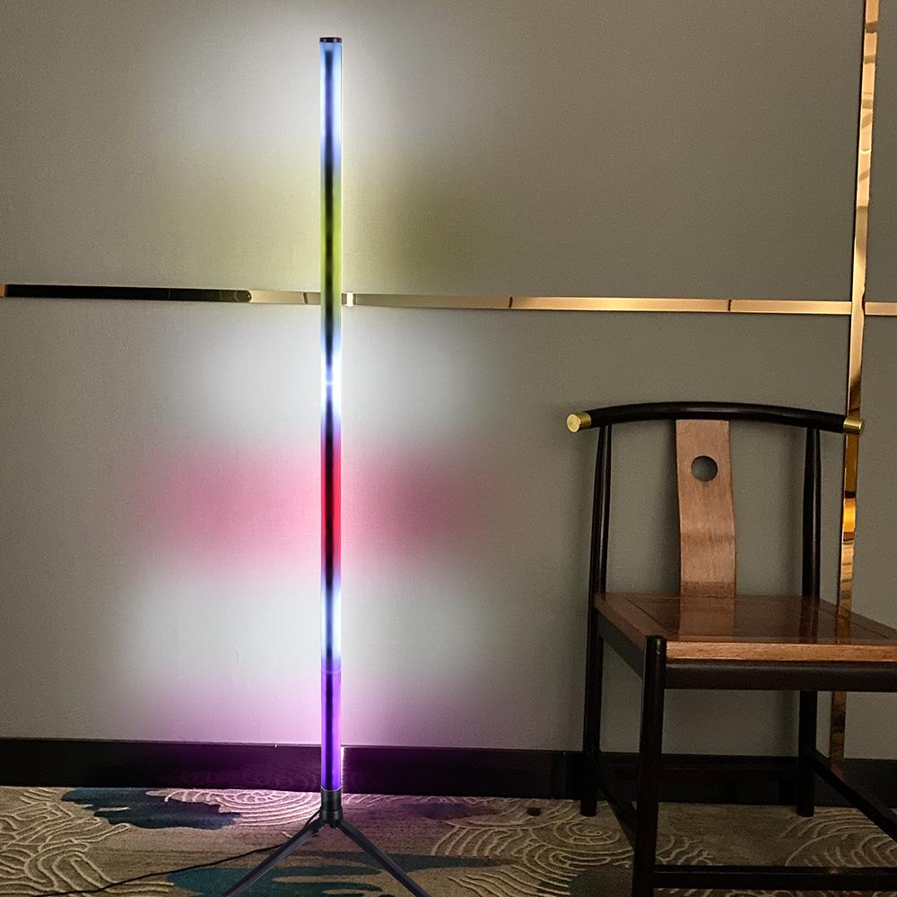 RGB Smart Ambiance Floor Lamp Living Room Bedroom Live LED Wall Corner Light Night Lights