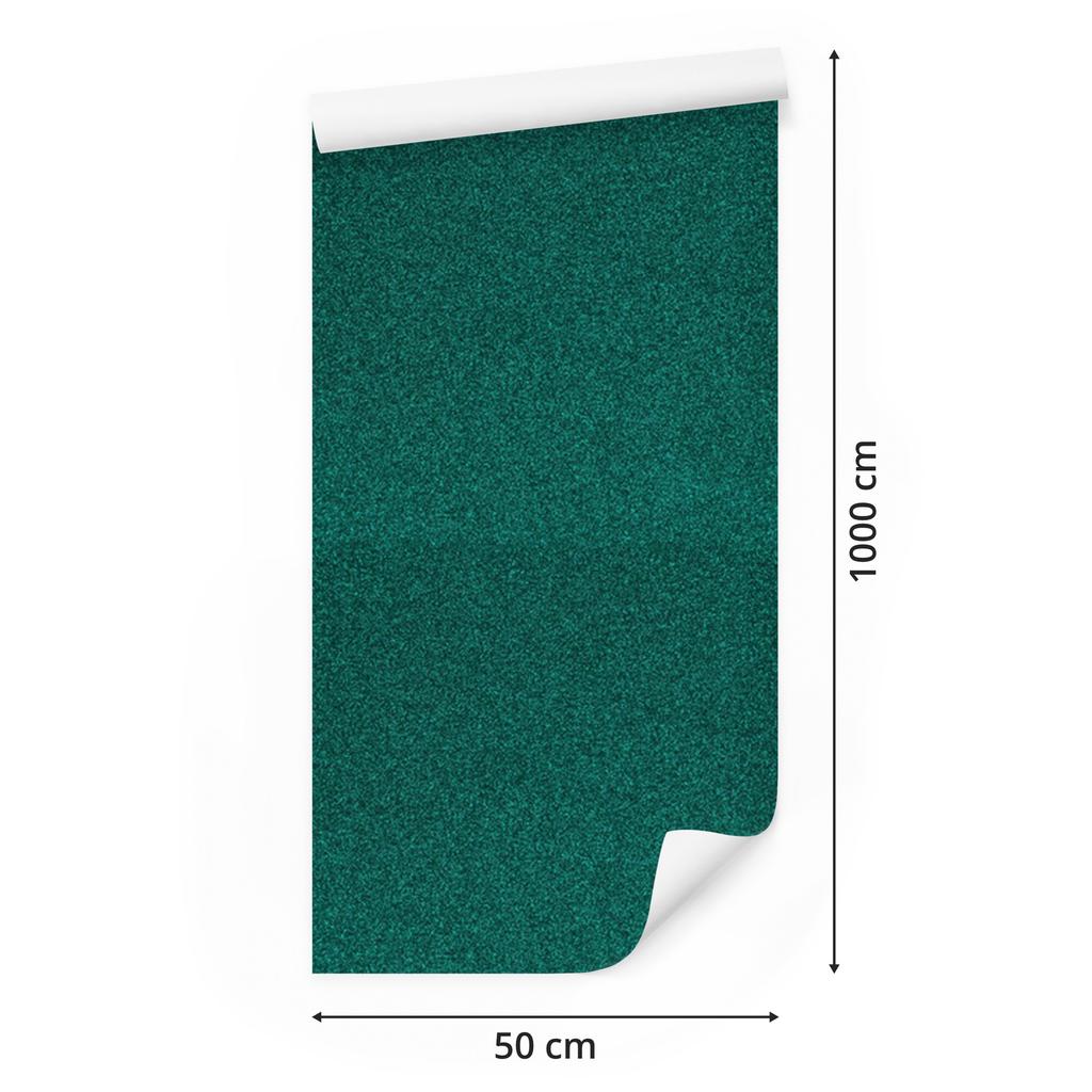 Turquoise and sea glitter wallpaper, turquoise background for living room and bedroom 50x1000