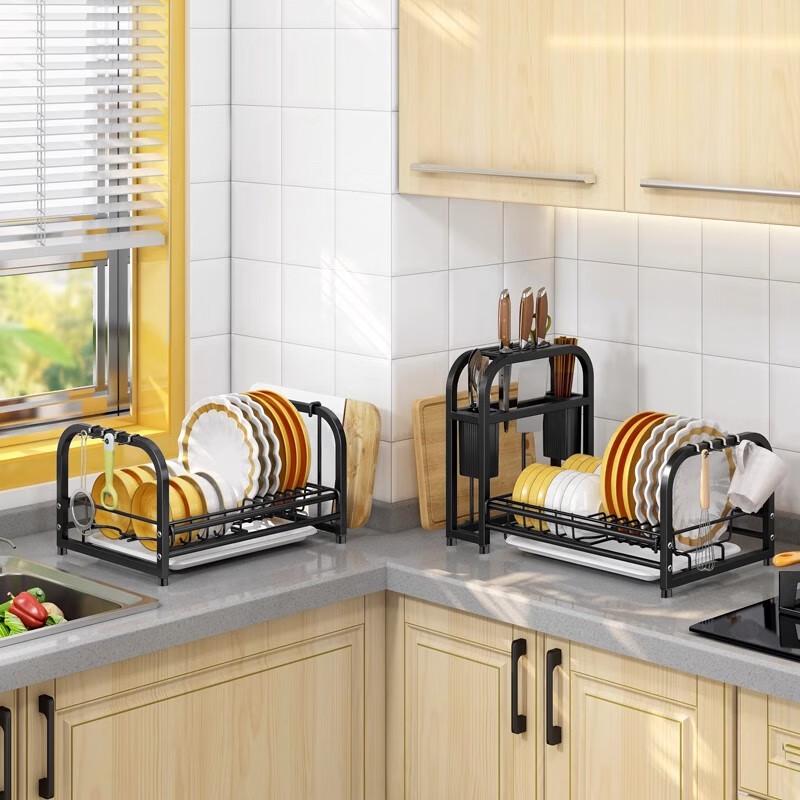JingQingFu Multi-functional Stainless Steel Kitchen Dish Rack