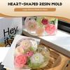2025+ Large Silicone Molds for Resin, Heart Resin Mold, Epoxy Resin Molds for Flowers Preservation, Resin Art Casting