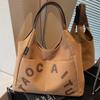 New Simple Retro Shoulder Bag Women's Fashion Letter Large Capacity Handbag Casual Backpack