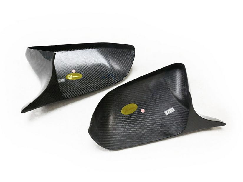 Ford Mustang US/China/Europe Spec Dry Carbon Fiber Rearview Mirror Horn Cover