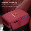 Car Armrest Pad Storage Pocket Center Console Arm Rest Mat For 911 718 Taycan Panamera Cayenne Macan Boxster Cayman