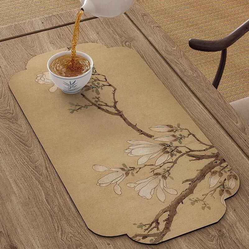 Yinshang New Chinese Style Absorbent Tea Table Mat