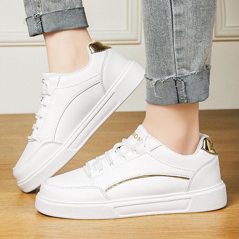 TUINANLE Chaussures décontractées à lacets pour femmes, baskets légères à plateforme, chaussures de sport pour couples