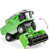 1/24 Alloy Combined Wheat Harvester Model Agricultural Tractor Vehicle Sound and Light Suitable for Collection Kids Toys