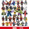Marvel Superhero Boy Puzzle Building Block Toy Set 32pcs Plastic Material 4.5cm Height
