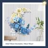 MOC Moon Flower Building Blocks Simulation Bouquet Wall Hanging Home Decoration Children's Educational Toy Valentine's Day Gift
