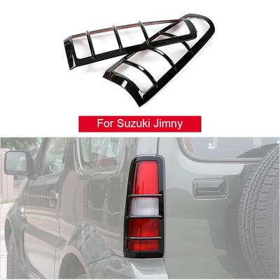 Copertura fanale posteriore per auto Protezione fanali posteriori per Suzuki Jimny 2007-2017 Accessori, Nero, 2 pezzi