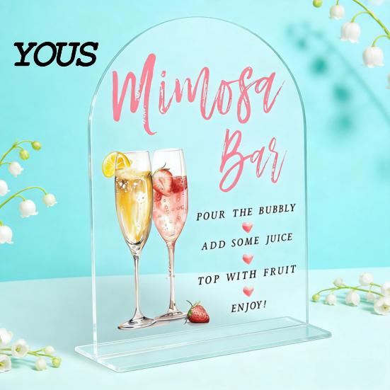 Table Number Plates Arch Wedding Numbers, 1-10 Place Cards with Stands, Holders Clear Acrylic Signs for Receptions, Parties, Anniversaries,