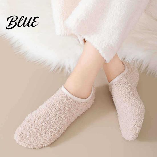 Indoor Socks 1 Flannel Winter High-Elastic Cuffs Sweat-Absorbent Non-Slip Pair Floor Sweat-absorbent House Warm Ankle