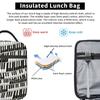 Abstract Piano Keys With Musical Notes Insulated Lunch Bag for Women Office Cooler Thermal Food Box Tote Lunch Boxes Container