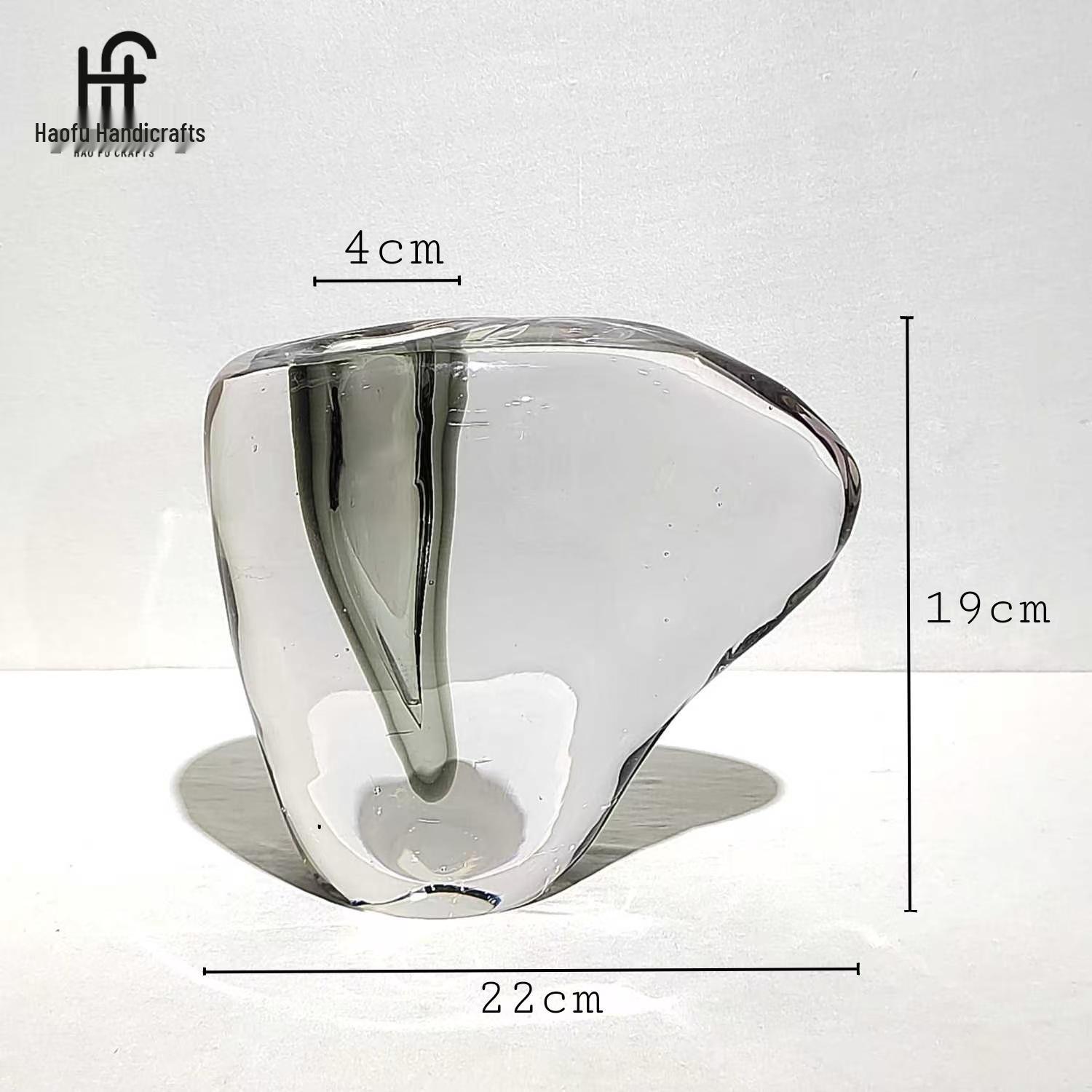 Elegant Crystal Glass Vase for Home or Restaurant Décor