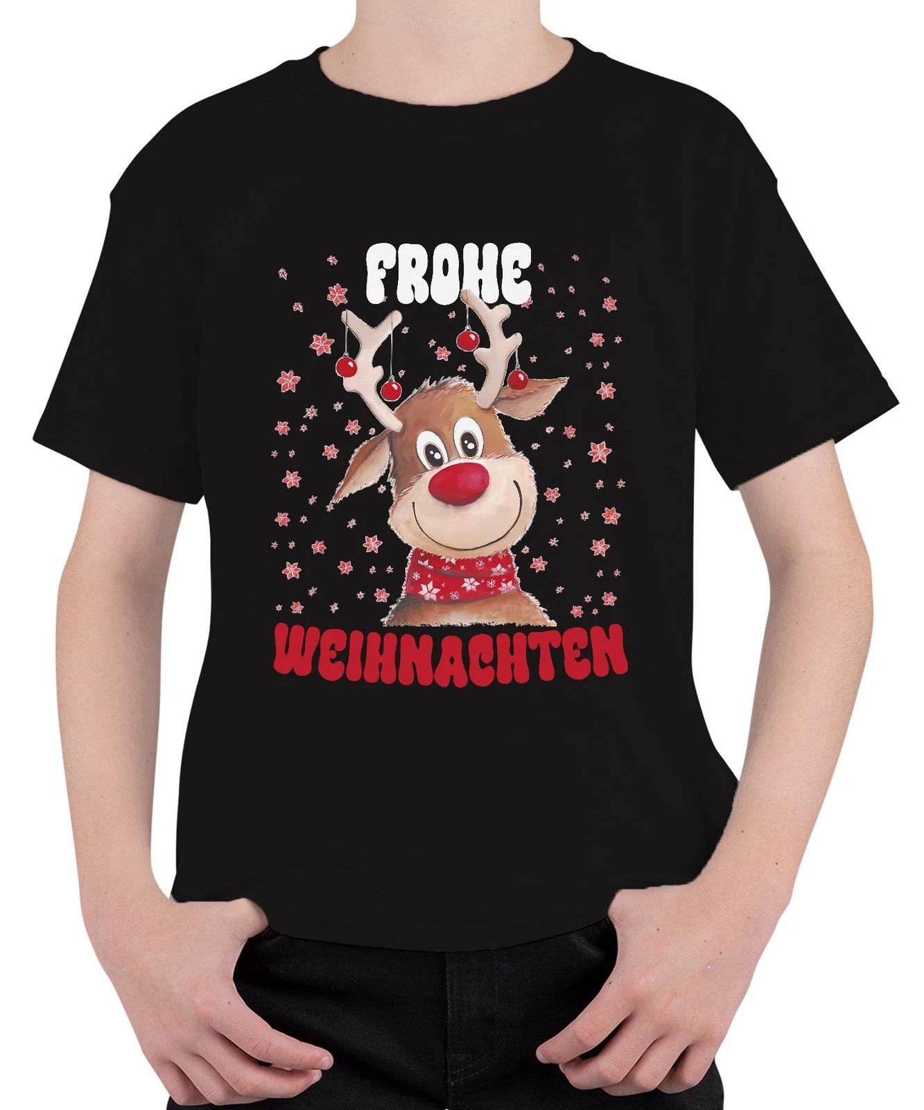 Frohe Weihnachten Süßes Reh Rentier - Weihnachten Xmas Christmas Unisex Kinder T S