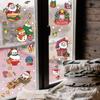 Santa Claus Snowflake Elk Festive Atmosphere Decorated Glass Windows Window Stickers