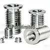 200H Stainless Steel Slotted Flange Self-Tapping Threaded Insert Nut, Internal/External M24568