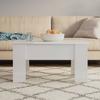 Coffee Table, White High Gloss, 79X49X41 Cm