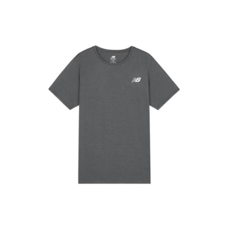 New Balance Essential Logo T-Shirt Asia Sizing  Black  Men s AMT01012-BK S
