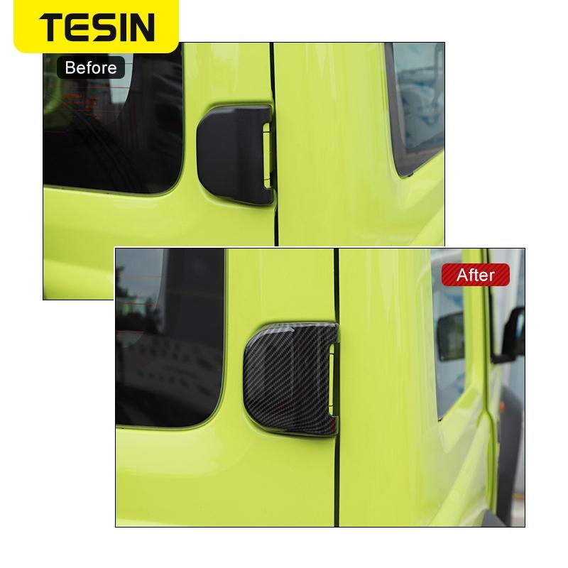 TESIN Car Styling pentru Jimny JB74 Mașină Spate Ușă Haion Balamale Decorative Autocolante pentru Suzuki Jimny +