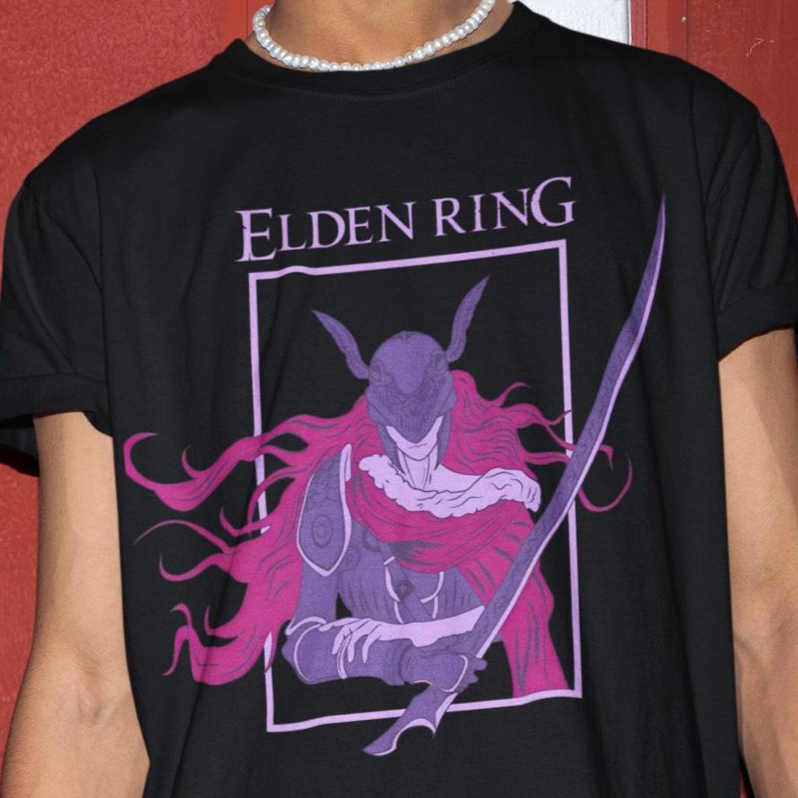 Malenia Graphic Tee , Elden Ring Fan Art Shirt, RPG Fantasy Apparel S