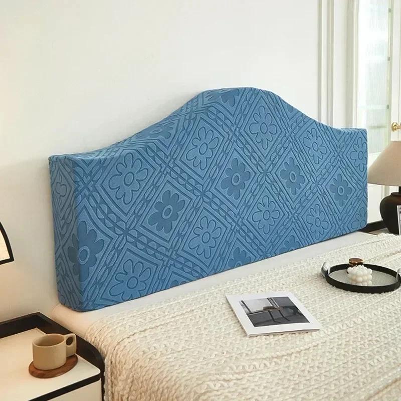 120/150/180/200/220cm Full-inclusive Bedhead Cover Solid Color Bedside Backrest Protection Headboard Dust Cover Bedroom Decor