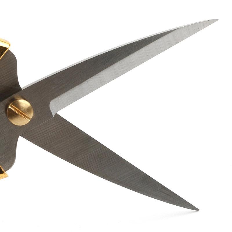 Three Loves, Opening Ribbon-Cutting Golden Dragon And Phoenix Scissors Wedding Home Festive Scissors Stainless Steel Handmade Diy Paper-Cutting