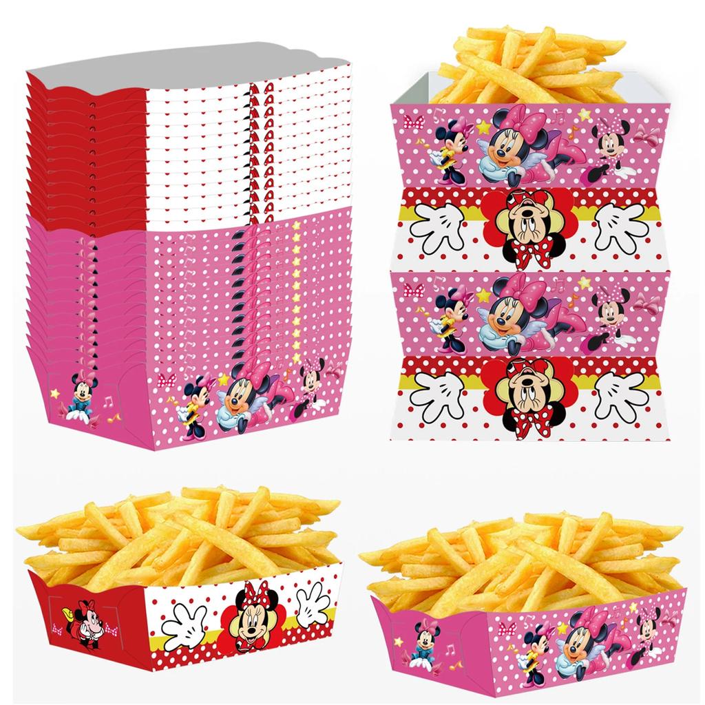 Minnie Mouse Birthday Party Supplies Pink Minnie Balloon Cup Plate Banner For Kids Girls Party Favor Gifts Baby Shower Decor