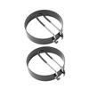 Pro Round Pancake Mold with Egg Ring Nonstick Stainless Steel Breakfast Maker Tool for Crepes Home & Commercial Use Cooking Mold