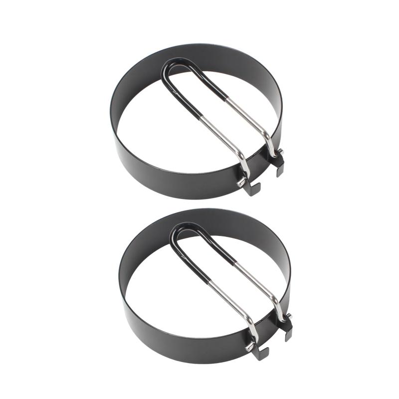 Pro Round Pancake Mold with Egg Ring Nonstick Stainless Steel Breakfast Maker Tool for Crepes Home & Commercial Use Cooking Mold