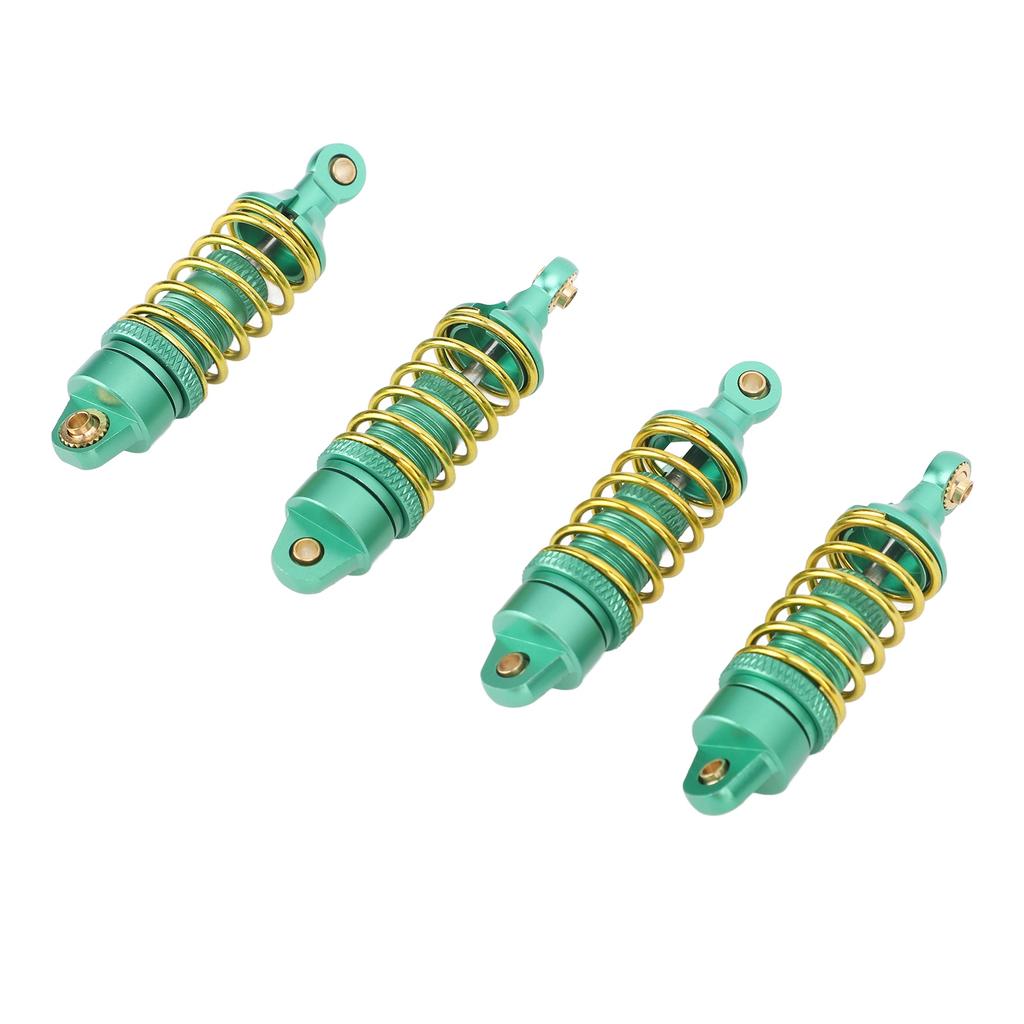 4Pcs RC Car Shock Absorber Aluminum Alloy Stable High Elasticity Front Rear Shock Damper for